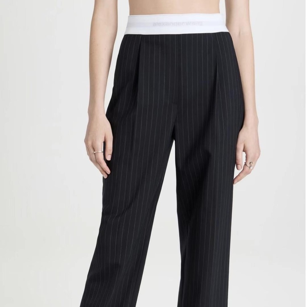 NWT Alexander wang High Waisted Pleated Trousers